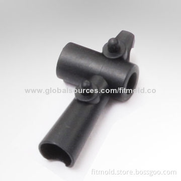 Plastic Parts, Processed by Precision Injection Molding, Full Penetration Hole by Laser Power